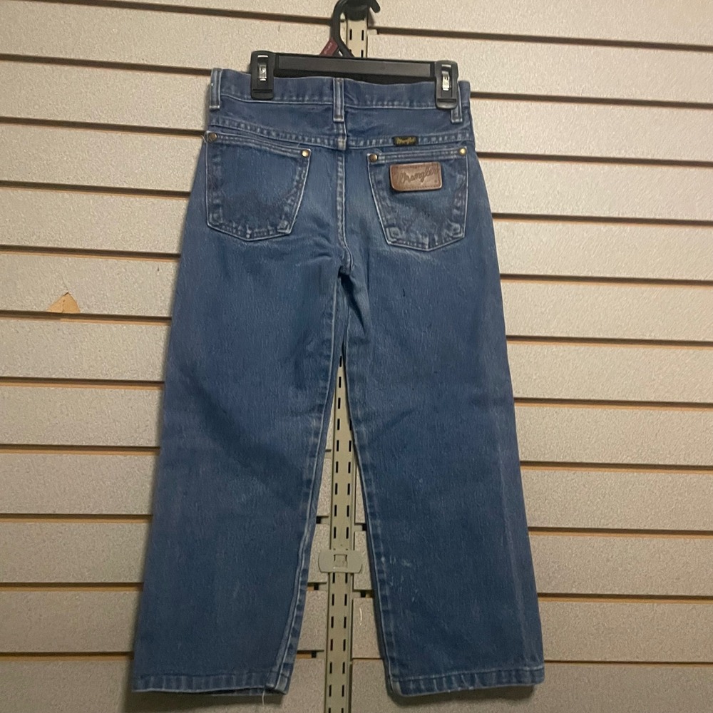 Wrangler Kids Blue Denim Jeans Size 10‎ Regular Western Cowboy Riding SHORT